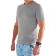 Футболка чоловіча сірий меланж Cavalier приталена, бавовна - Slim Fit 8006, розмір XXL